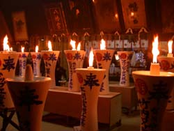 八幡宮の献灯祭